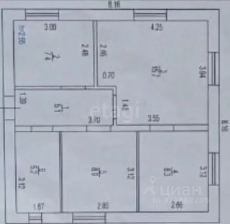Дом в Алтайский край, Барнаул городской округ, пос. Бельмесево ул. ... - Фото 1