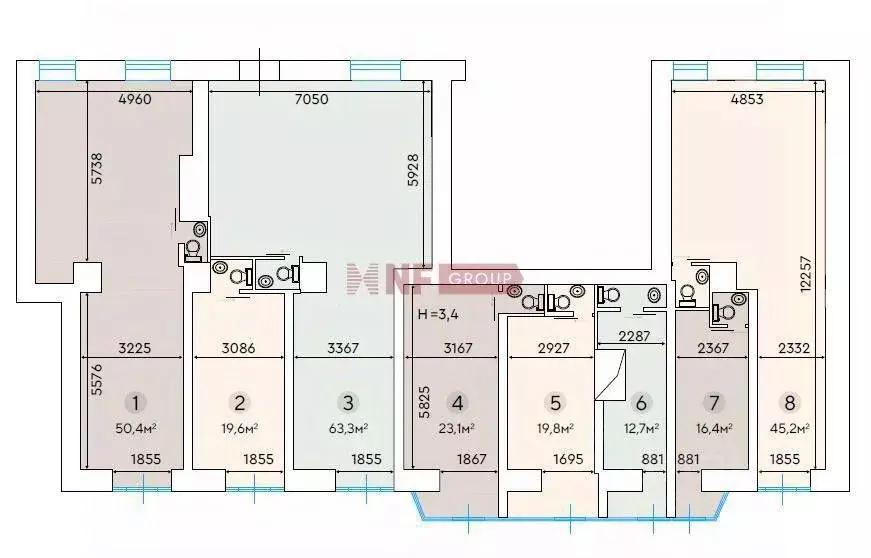 Торговая площадь в Москва Ленинградский просп., 33К3 (13 м) - Фото 1