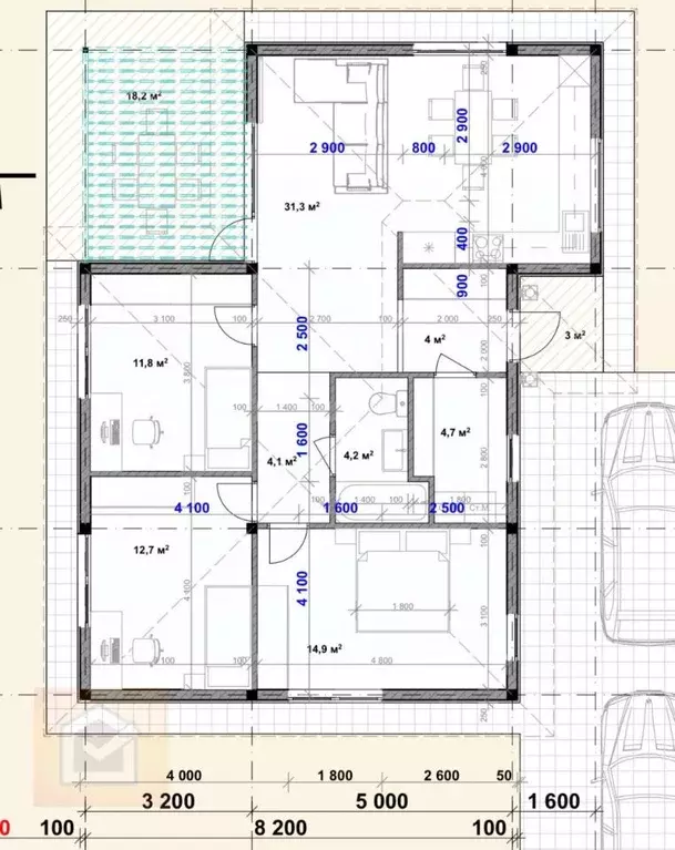Дом в Севастополь Строитель садовое товарищество, ул. 1-я Ежевичная ... - Фото 1