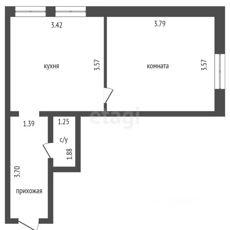 1-к кв. Красноярский край, Красноярск Николаевка мкр, ул. 1-я ... - Фото 2