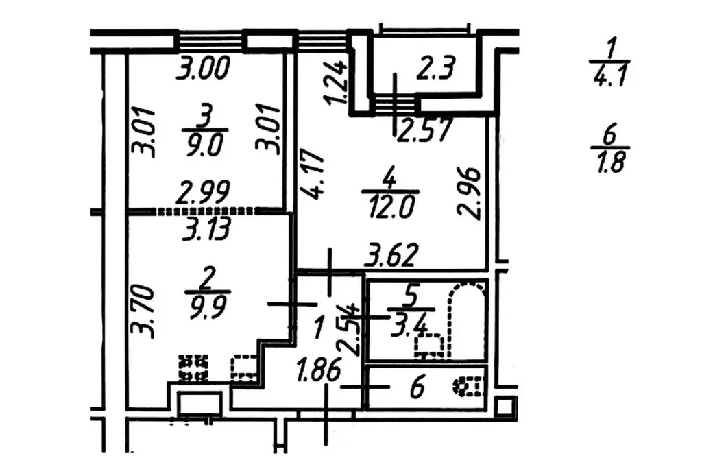 Продаётся 2-к квартира, 40.2 м - Фото 0