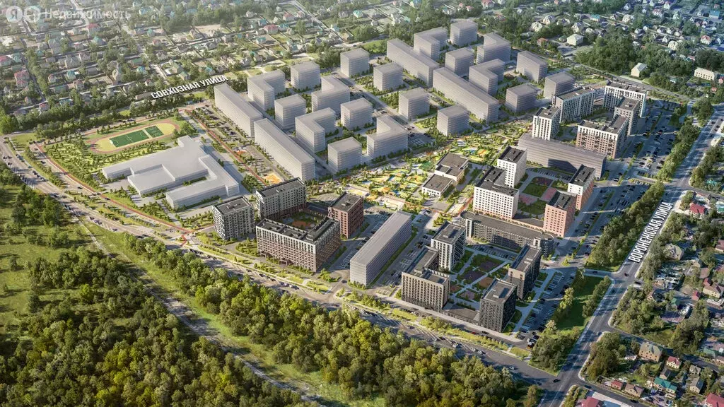 2-комнатная квартира: Хабаровск, жилой комплекс Северный Парк, 1 (57.3 ... - Фото 1