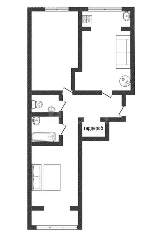 2-комнатная квартира: Краснодар, Стахановская улица, 1/5к1 (65.2 м) - Фото 0