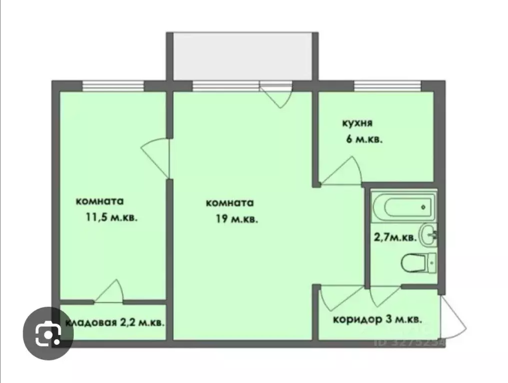 2-к кв. Московская область, Ивантеевка Пушкинский городской округ, ... - Фото 1