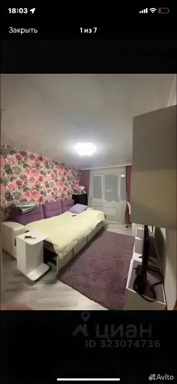 Комната Нижегородская область, Нижний Новгород ул. Героя Советского ... - Фото 2