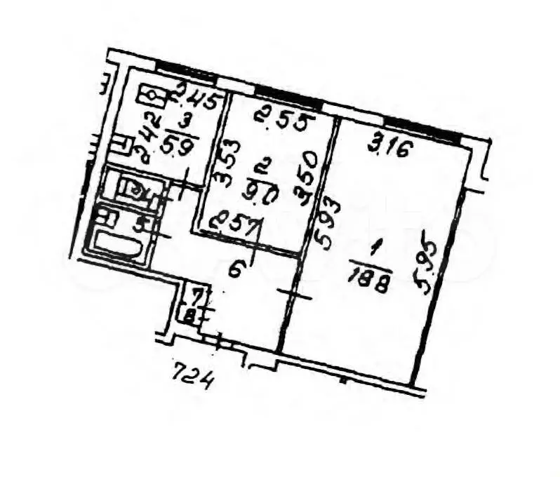 Аукцион: 2-к. квартира, 44,2 м, 8/9 эт. - Фото 0