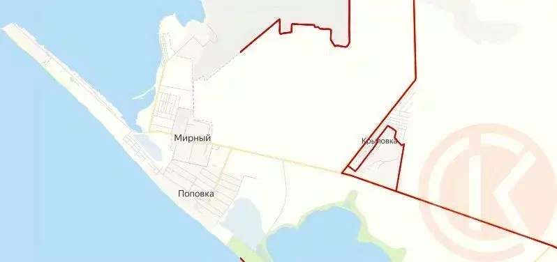 Участок в Крым, Сакский район, Штормовское с/пос, с. Крыловка ул. ... - Фото 2