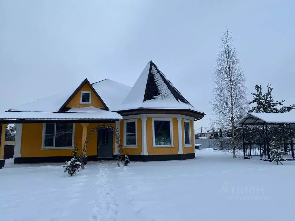 Коттедж в Ленинградская область, Ломоносовский район, Виллозское ... - Фото 0