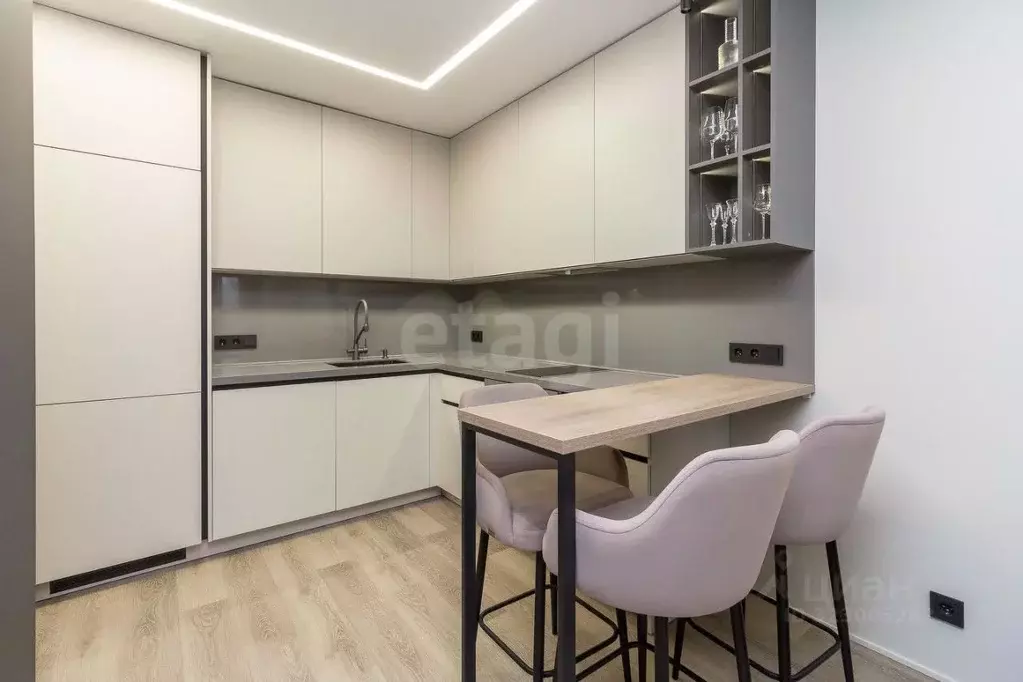 Студия Тюменская область, Тюмень ДОК мкр, ул. Воронинская, 43 (28.0 м) - Фото 1