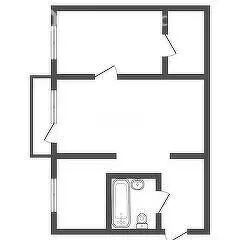 2-комнатная квартира: Ангарск, 9-й микрорайон, 21 (45 м) - Фото 0