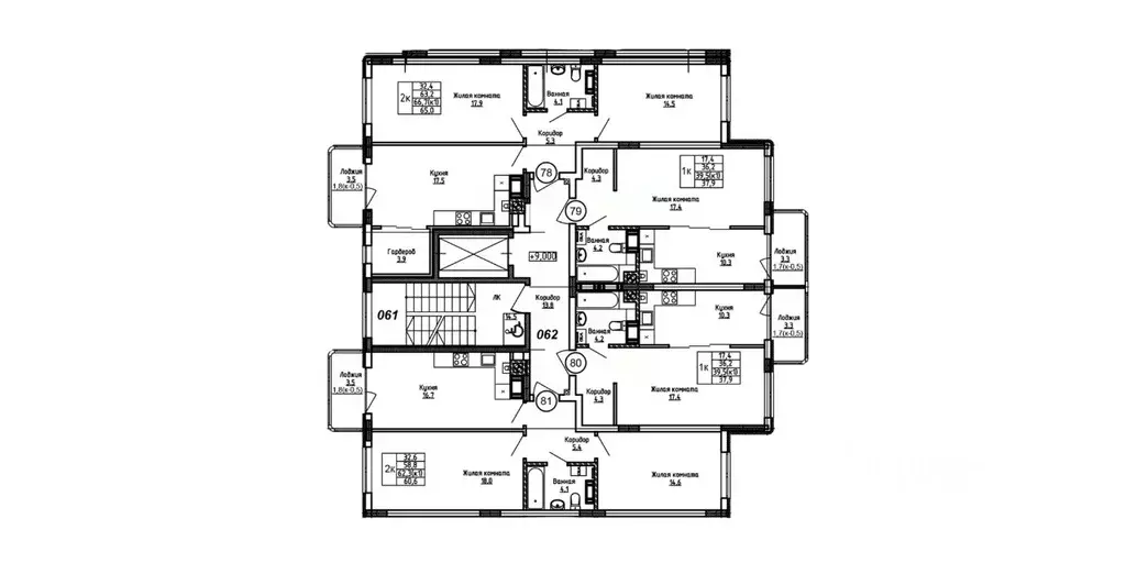 2-к кв. Калининградская область, Калининград Теодор Кроне жилой ... - Фото 2
