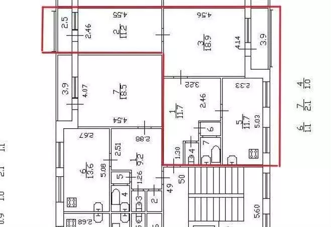 Квартира, 2 комнаты, 57 м - Фото 1