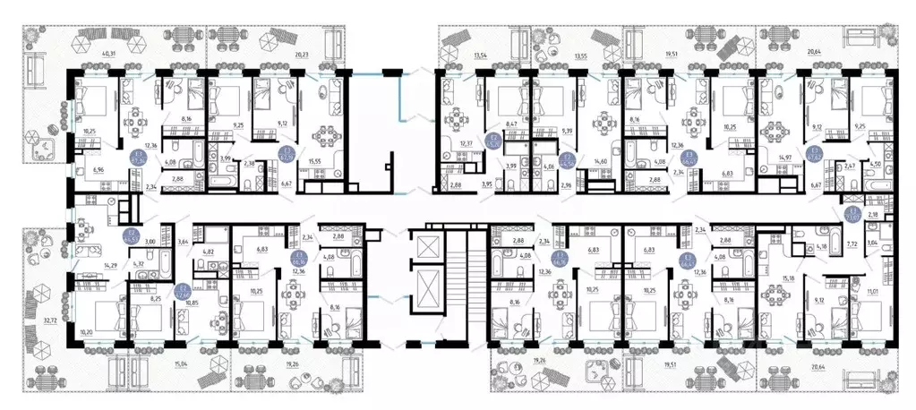2-к кв. Рязанская область, Рязань 9-10-й кв-л,  (87.34 м) - Фото 2