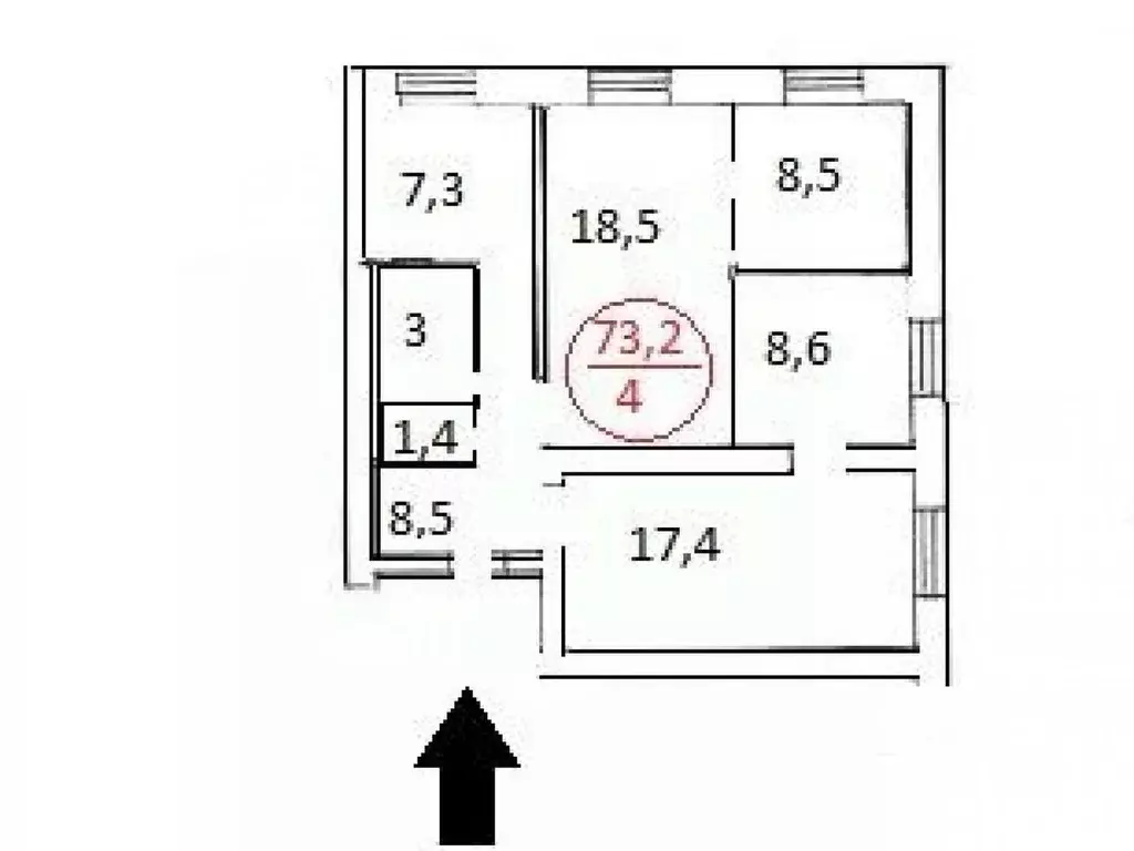 4-к кв. Москва Волочаевская ул., 40Б (75.0 м) - Фото 0