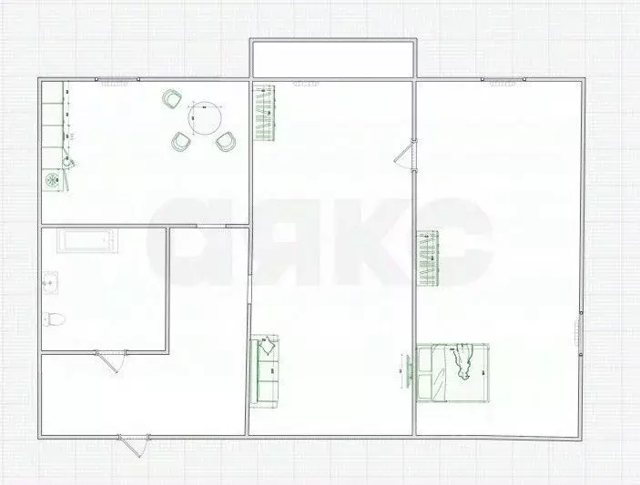 2-к кв. Тульская область, Алексин Арматурная ул., 21 (48.0 м) - Фото 1