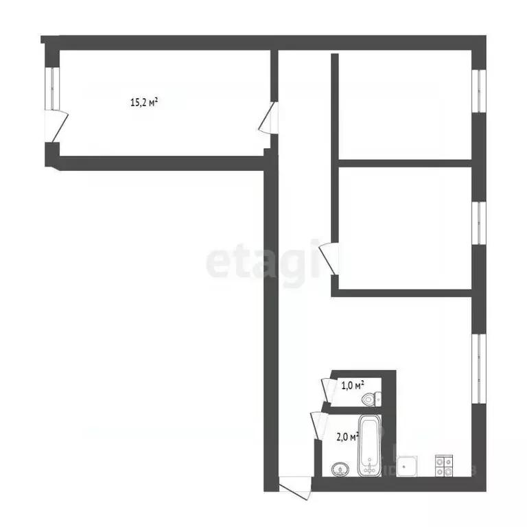 Комната Санкт-Петербург ул. Евдокима Огнева, 10К3 (15.0 м) - Фото 0