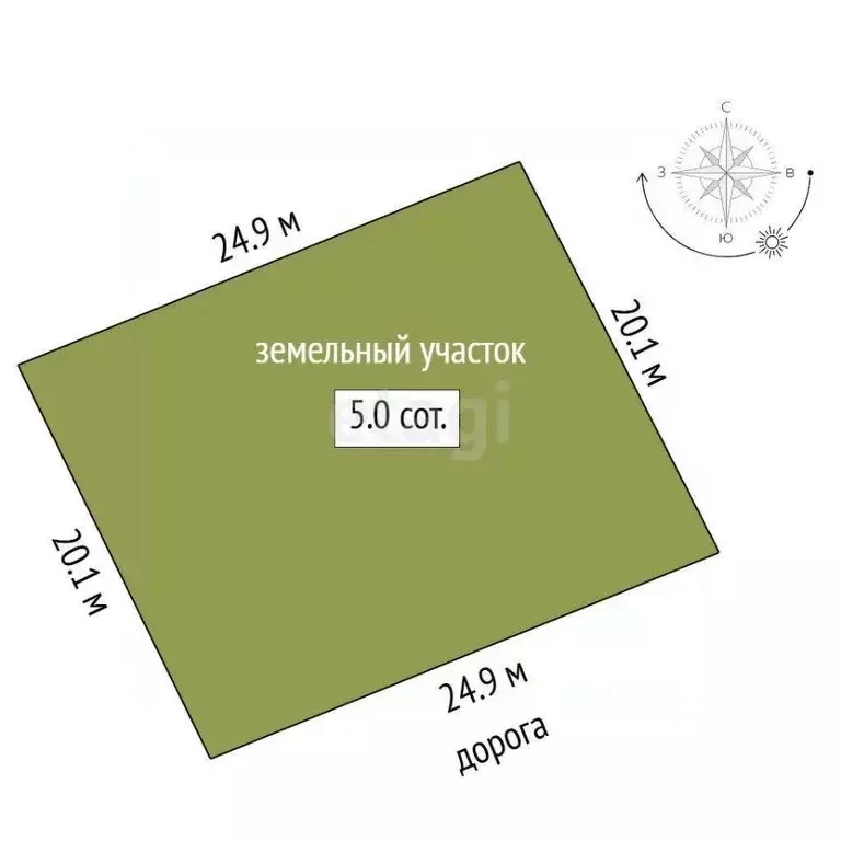 Участок в Тюменская область, Тюменский муниципальный округ, д. ... - Фото 2