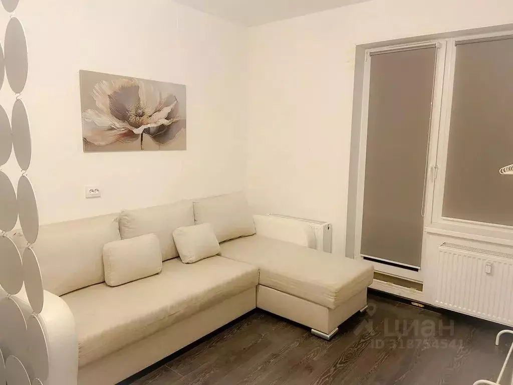 Студия Санкт-Петербург ул. Генерала Кравченко, 7к3 (24.0 м) - Фото 1