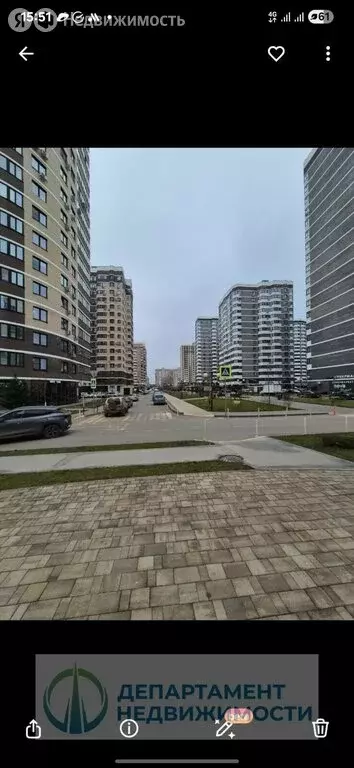 1-комнатная квартира: Краснодар, улица Адмирала Серебрякова, 3к1 (27.5 ... - Фото 0