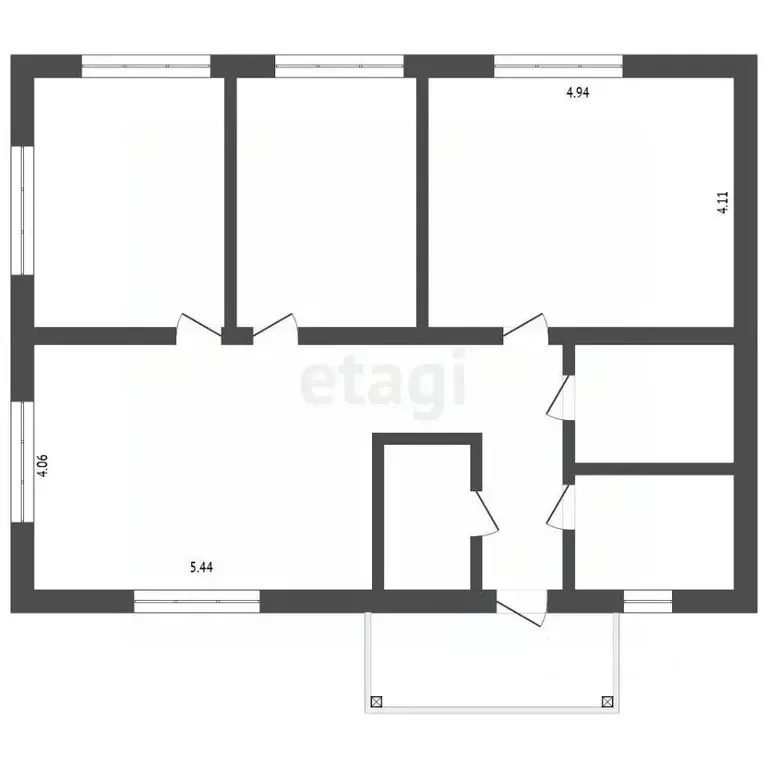 Дом в Томская область, Томск ул. Большаниной (127 м) - Фото 2