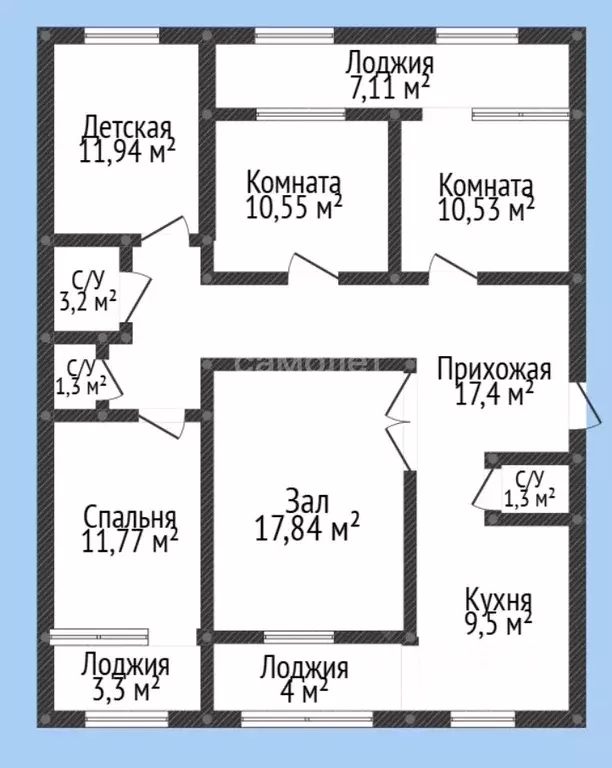 5-к кв. Дагестан, Каспийск ул. Ильяшенко, 5 (109.5 м) - Фото 2