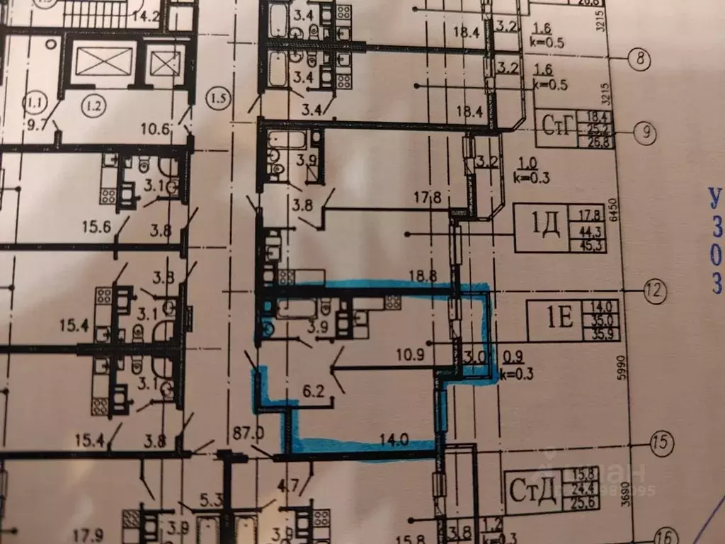 1-к кв. Ленинградская область, Всеволожский район, Заневское городское ... - Фото 1