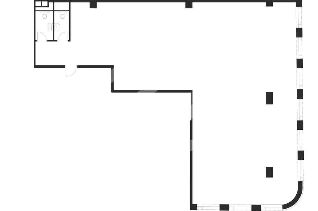 Офис в Москва Полесский проезд, 14К1 (238 м) - Фото 2