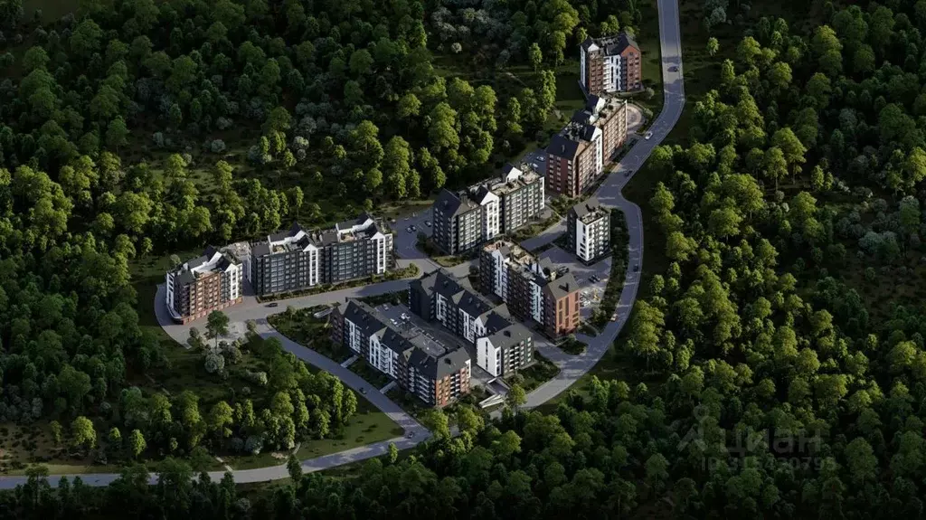 2-к кв. Калининградская область, Светлогорск Новая ул., 22к1 (70.33 м) - Фото 1