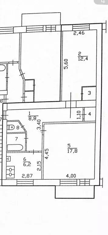 2-комнатная квартира: посёлок Пансионат Зелёный Бор, 1 (51.5 м) - Фото 1