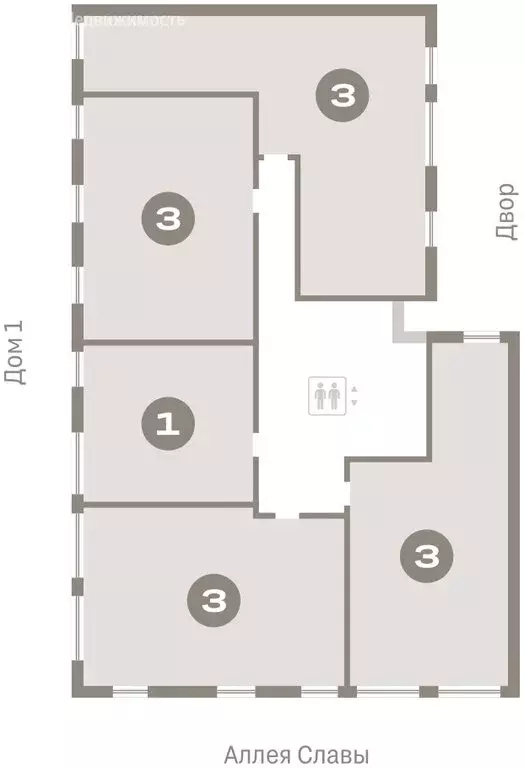 4-комнатная квартира: Тюмень, жилой комплекс Республики 205 (164.67 м) - Фото 1
