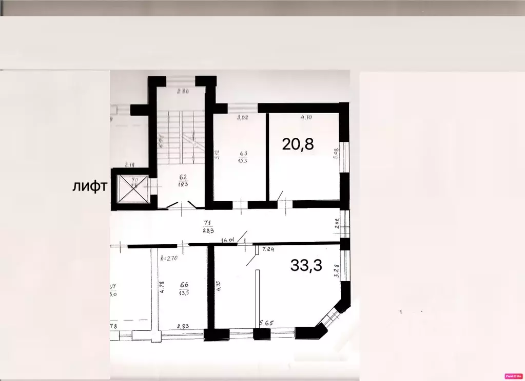 Офис в Воронежская область, Воронеж ул. Станкевича, 3 (54 м) - Фото 2