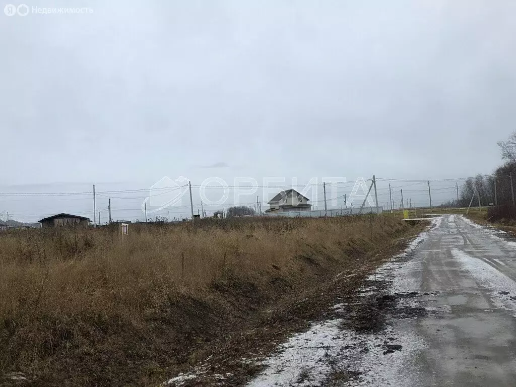 Участок в Тюменский муниципальный округ, деревня Малиновка, коттеджный ... - Фото 1