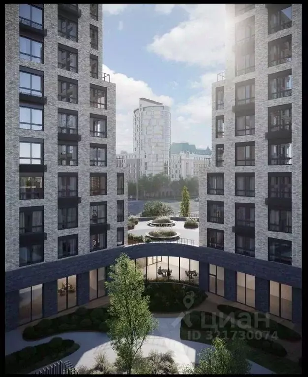 2-к кв. Омская область, Омск Пушкина 77 жилой комплекс (75.79 м) - Фото 2