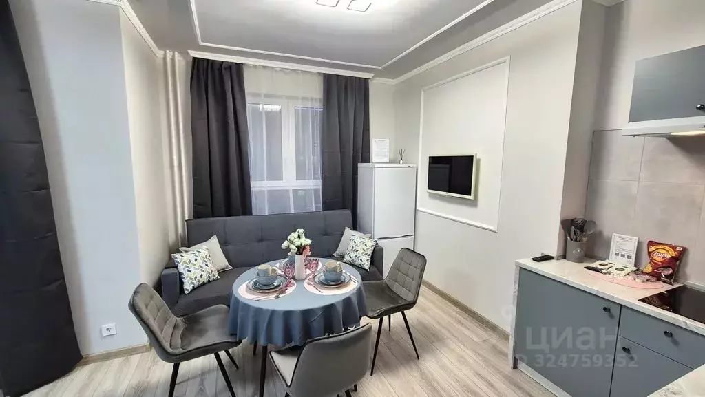 Студия Московская область, Пушкино ул. Антона Ветчинова, 3к1 (31.0 м) - Фото 2