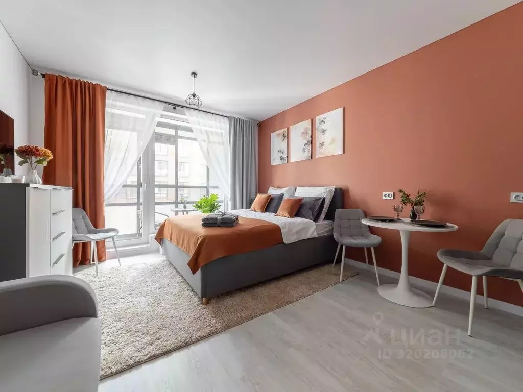 Студия Санкт-Петербург Уральская ул., 23 (28.0 м) - Фото 0
