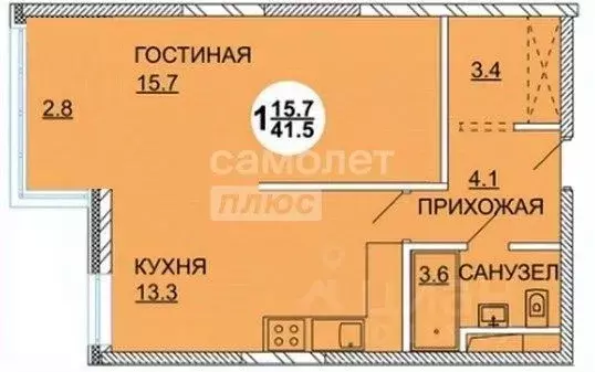 1-к кв. Московская область, Химки ул. Опанасенко, 5к3 (40.8 м) - Фото 1