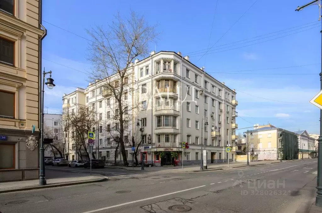 4-к кв. Москва ул. Пречистенка, 34/18 (100.3 м) - Фото 1