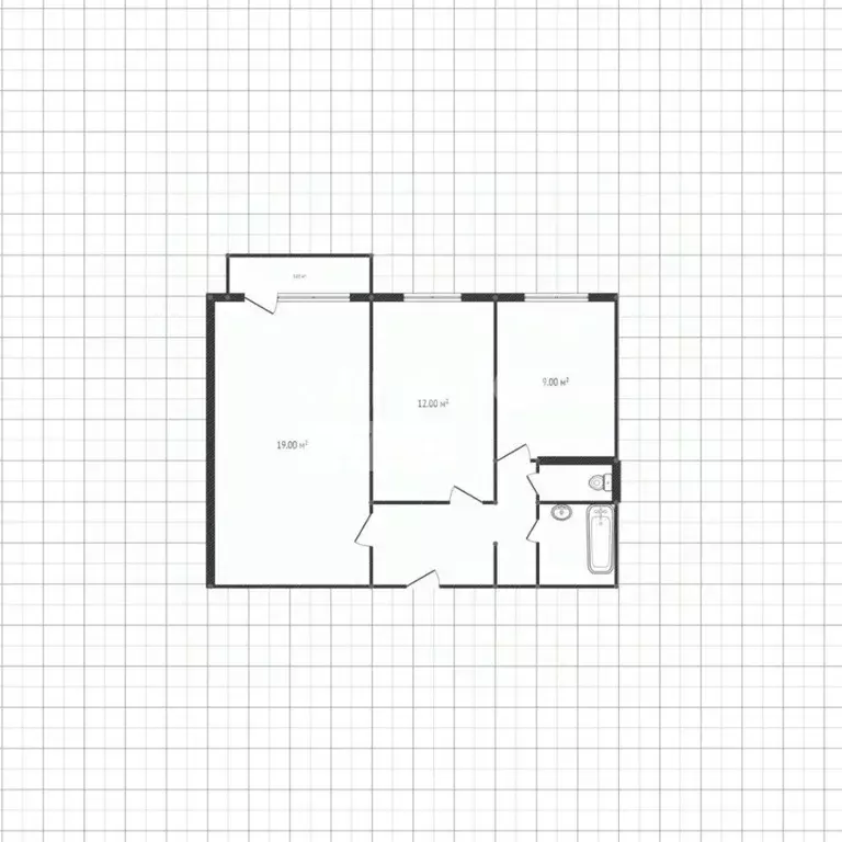 2-к кв. Липецкая область, Липецк Октябрьская ул., 67 (43.4 м) - Фото 1