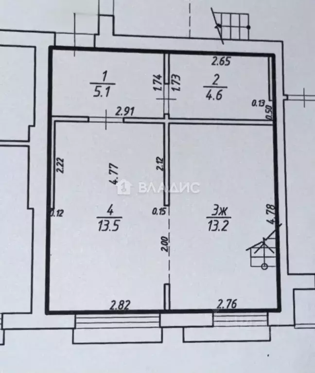 2-к кв. Калининградская область, Зеленоградск ул. Гагарина, 63 (72.8 ... - Фото 2