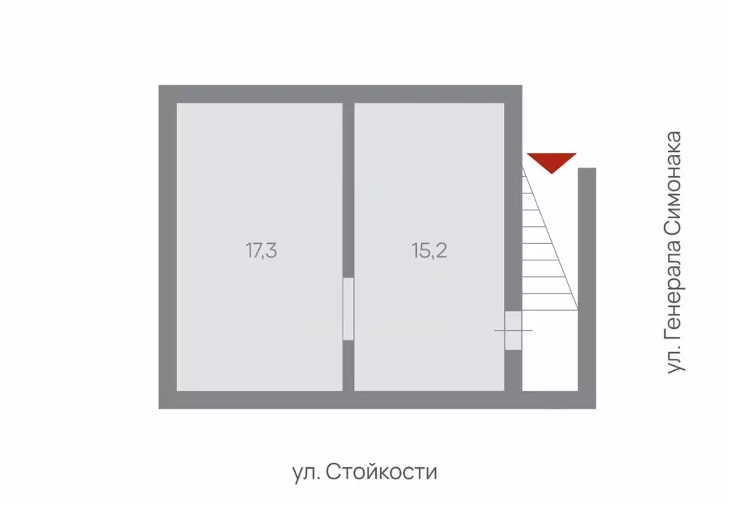 Офис в Санкт-Петербург ул. Стойкости, 27 (33 м) - Фото 2