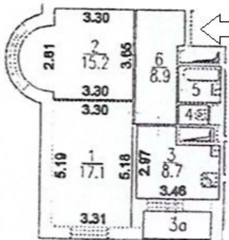 2-к кв. Москва ул. Яблочкова, 16 (56.0 м) - Фото 1