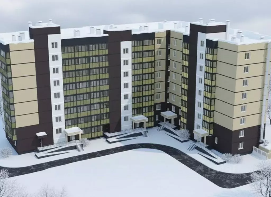 1-к кв. Ярославская область, Ярославский муниципальный округ, пос. ... - Фото 1