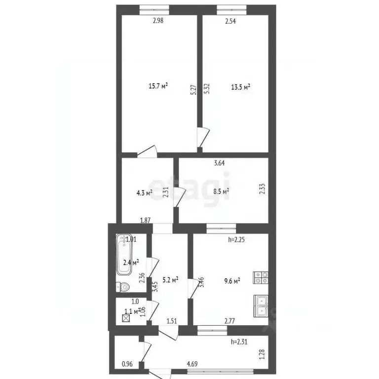 Дом в Мордовия, Саранск городской округ, с. Горяйновка ул. Молодежная, ... - Фото 1