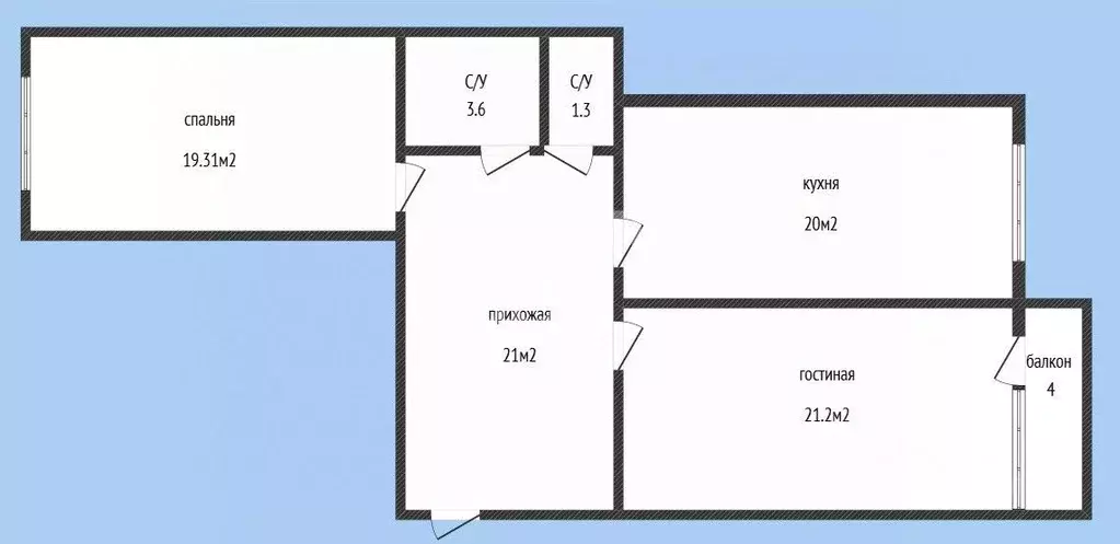 2-к кв. Дагестан, Махачкала Газопроводная ул., 8к16 (92.0 м) - Фото 2