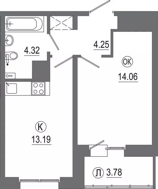 1-комнатная квартира: Иркутск, городок ИВАТУ, жилой комплекс Авиатор ... - Фото 1