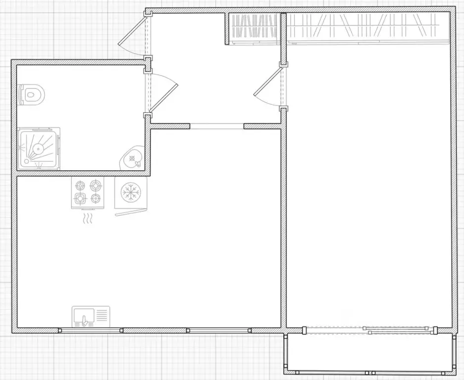 2-к кв. Московская область, Серпухов ул. Пушкина, 1 (40.7 м) - Фото 2