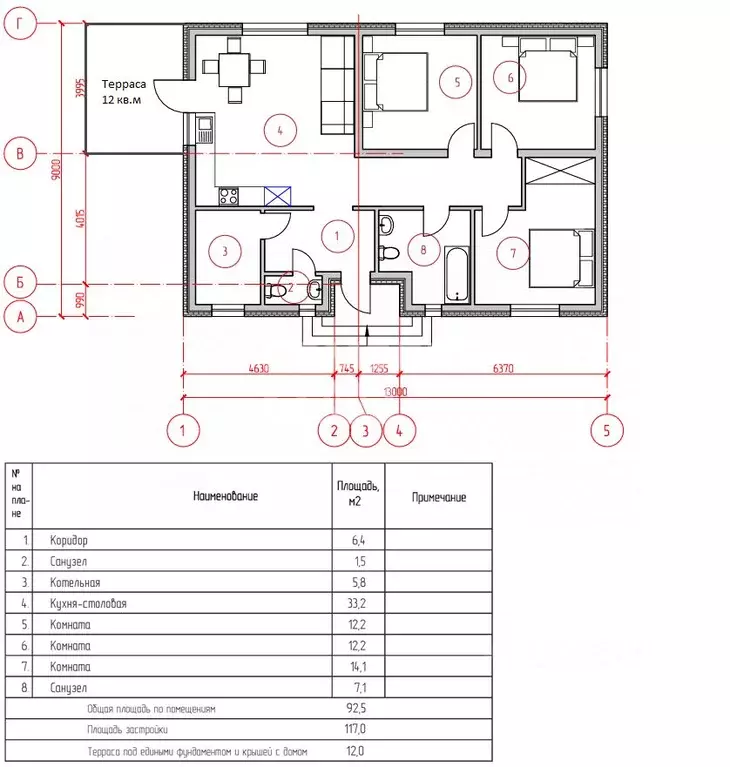 Дом в Краснодарский край, Кореновск Крестьянская ул., 24 (129 м) - Фото 2