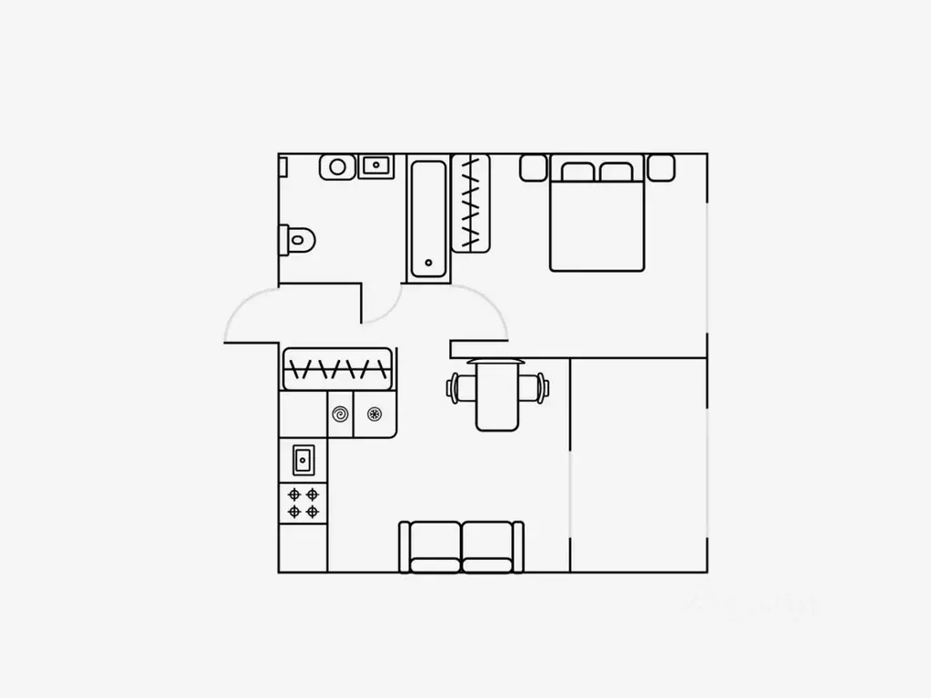 2-к кв. Свердловская область, Екатеринбург ул. Шаумяна, 24 (36.0 м) - Фото 2