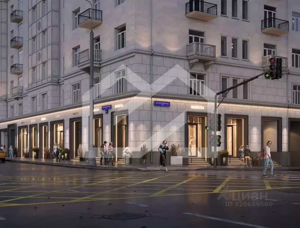 Торговая площадь в Москва 1-я Тверская-Ямская ул., 11 (58 м) - Фото 1