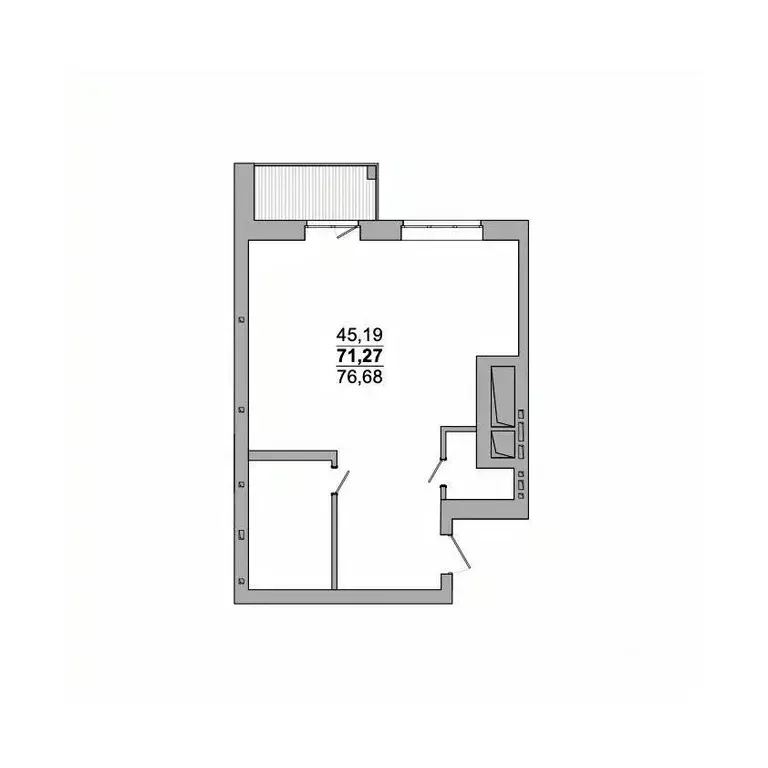 2-к кв. Новосибирская область, Новосибирск ул. Сеченова, 13 (76.68 м) - Фото 0